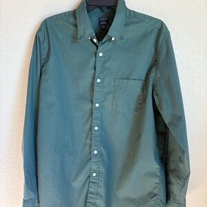 J. Crew Men's Casual Button Down in Green